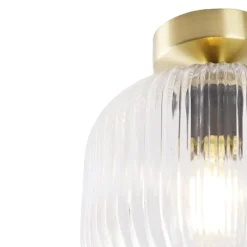 Plafondlampen-QAZQA plafondlampen karel goudkleurig e27