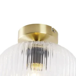Plafondlampen-QAZQA plafondlampen karel goudkleurig e27
