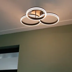 Plafondlampen-QAZQA plafondlampen navara zwart geïntegreerde led