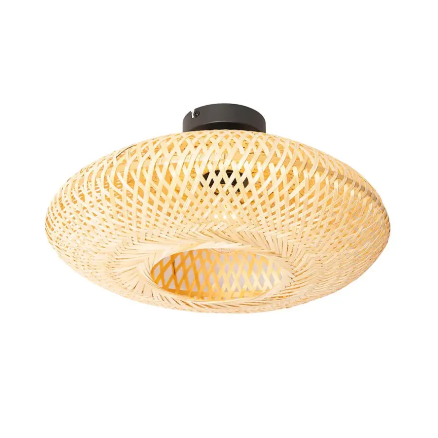 Plafondlampen-QAZQA plafondlampen ostrava crème e27
