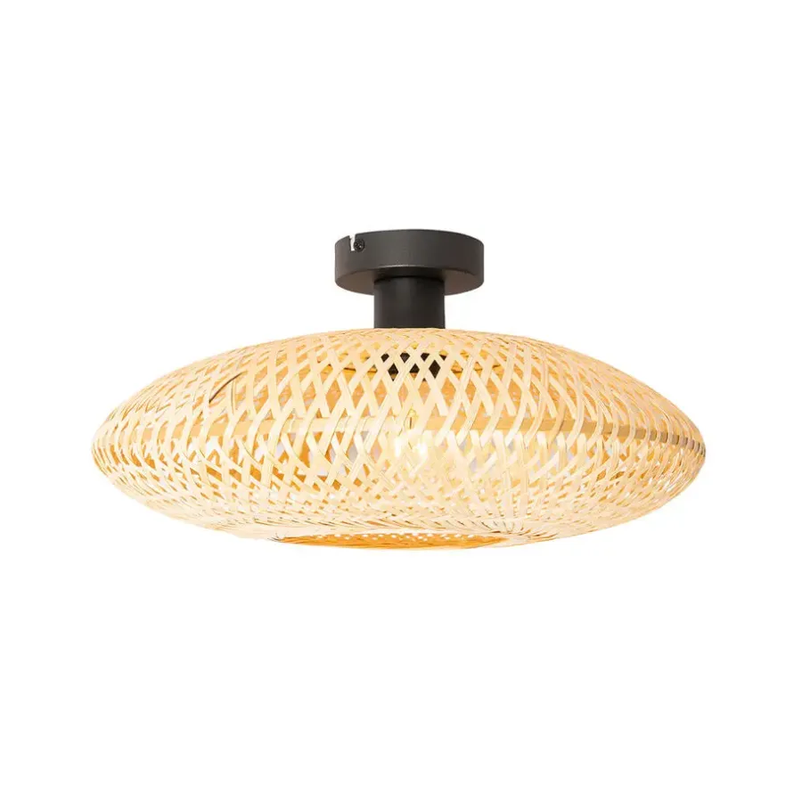 Plafondlampen-QAZQA plafondlampen ostrava crème e27