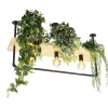 Plafondlampen-QAZQA plafondlampen shelf zwart e27