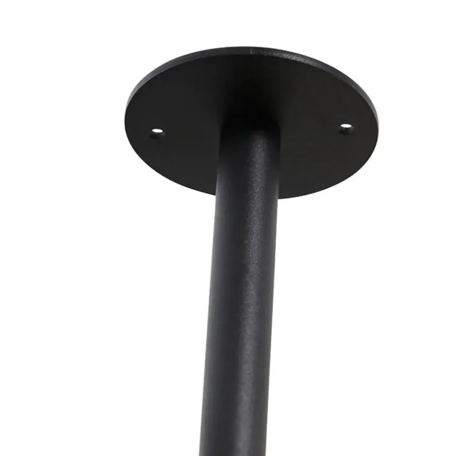 Plafondlampen-QAZQA plafondlampen shelf zwart e27