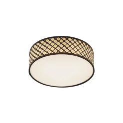 QAZQA plafondlampen tremmo crème e27