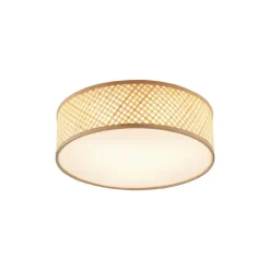 Plafondlampen-QAZQA plafondlampen tremmo crème e27