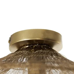 QAZQA plafondlampen vadi goudkleurig e27