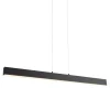QAZQA Professional hanglampen keane zwart geïntegreerde led