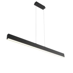 QAZQA Professional hanglampen keane zwart geïntegreerde led