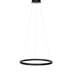 QAZQA Professional hanglampen girello zwart geïntegreerde led
