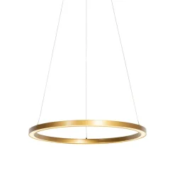 Hanglampen-QAZQA Professional hanglampen girello goudkleurig geïntegreerde led