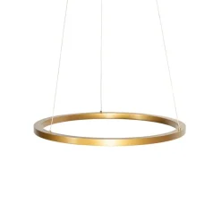 Hanglampen-QAZQA Professional hanglampen girello goudkleurig geïntegreerde led
