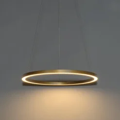 Hanglampen-QAZQA Professional hanglampen girello goudkleurig geïntegreerde led
