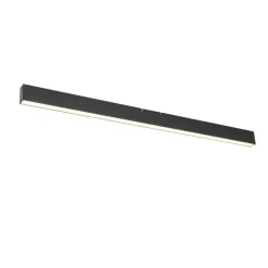 QAZQA Professional plafondlampen keane zwart geïntegreerde led