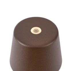 Tafellampen-QAZQA Professional tafellampen bass bronskleurig geïntegreerde led