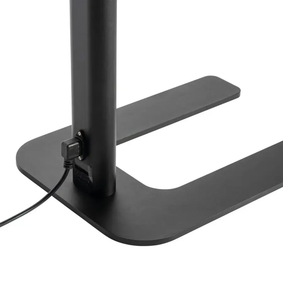 QAZQA Professional vloerlampen guzo zwart geïntegreerde led