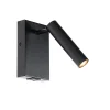 QAZQA Professional wandlampen croft zwart g9
