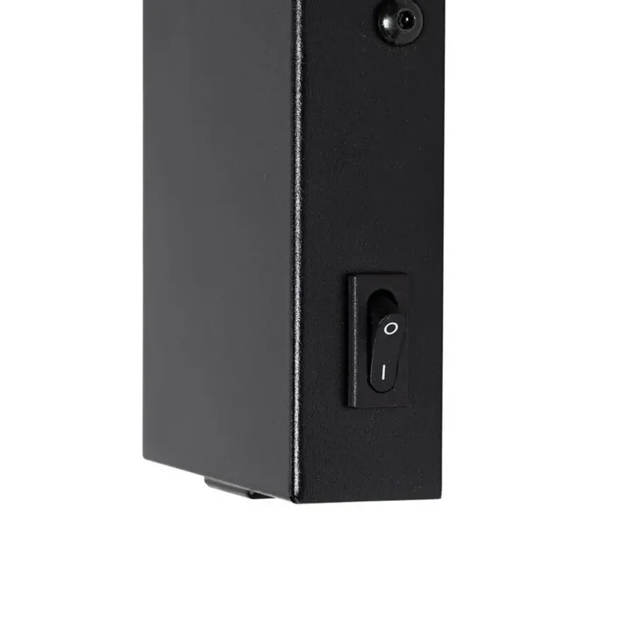 QAZQA Professional wandlampen croft zwart g9