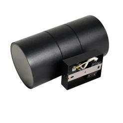 Wandlampen-QAZQA Professional wandlampen buiten duo zwart gu10