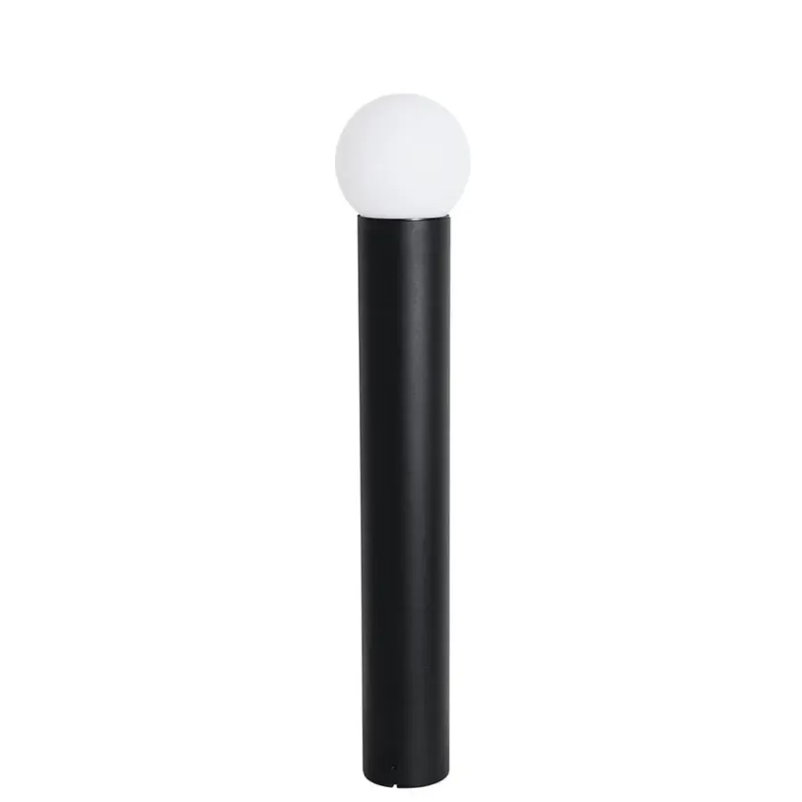 QAZQA staande buitenlampen huma zwart e27