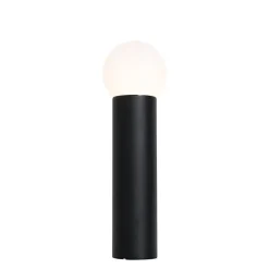 QAZQA staande buitenlampen huma zwart e27