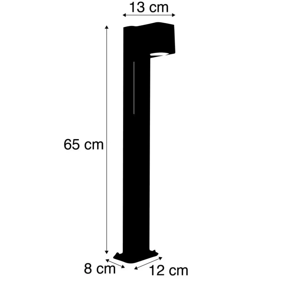 Staande Lampen-QAZQA staande buitenlampen baleno bronskleurig gu10