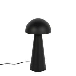 QAZQA staande buitenlampen mushroom zwart e27