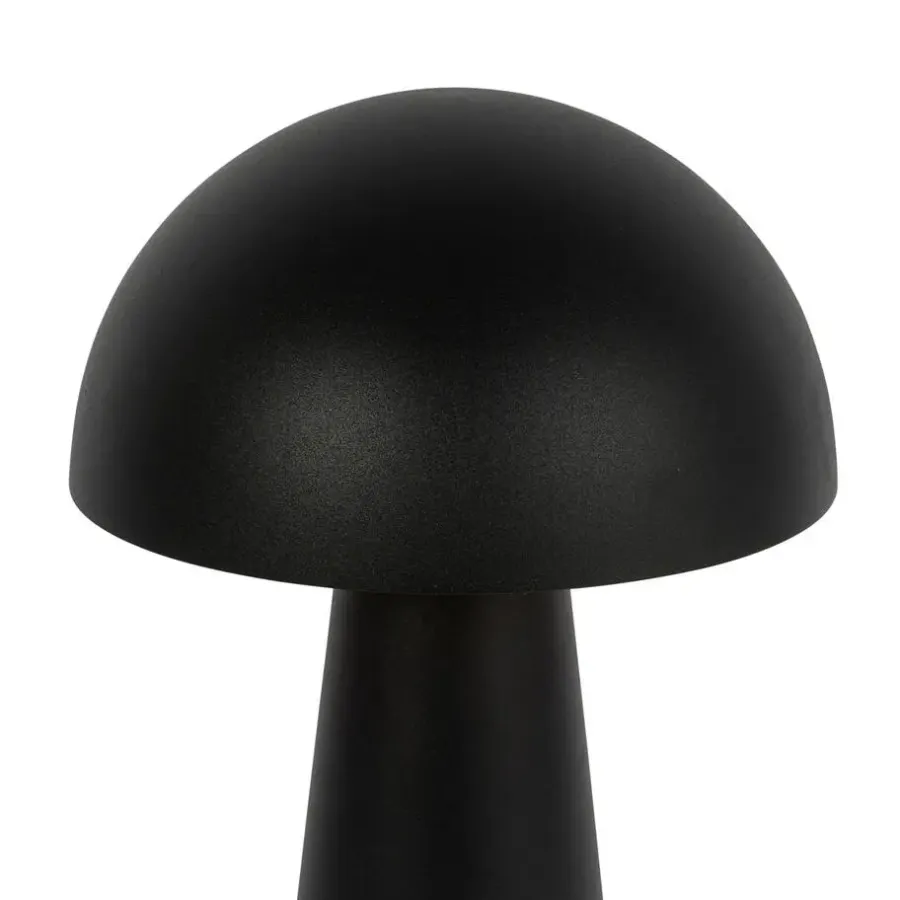 QAZQA staande buitenlampen mushroom zwart e27