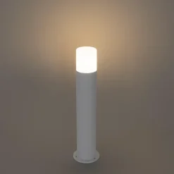 QAZQA staande buitenlampen odense wit e27