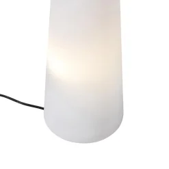 Staande Lampen-QAZQA staande buitenlampen katrijn wit e27