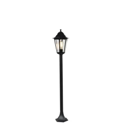 Buitenverlichting|Staande Lampen-QAZQA staande buitenlampen new orleans zwart e27