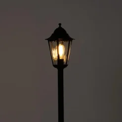 Buitenverlichting|Staande Lampen-QAZQA staande buitenlampen new orleans zwart e27