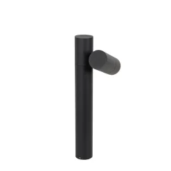 Staande Lampen-QAZQA staande buitenlampen duo zwart gu10
