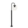 Buitenverlichting|Staande Lampen-QAZQA staande buitenlampen sfera zwart e27