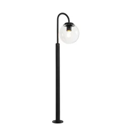 Buitenverlichting|Staande Lampen-QAZQA staande buitenlampen sfera zwart e27