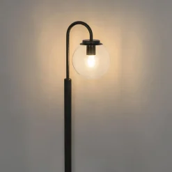 Buitenverlichting|Staande Lampen-QAZQA staande buitenlampen sfera zwart e27