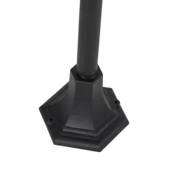 Staande Lampen-QAZQA staande buitenlampen capital zwart e27