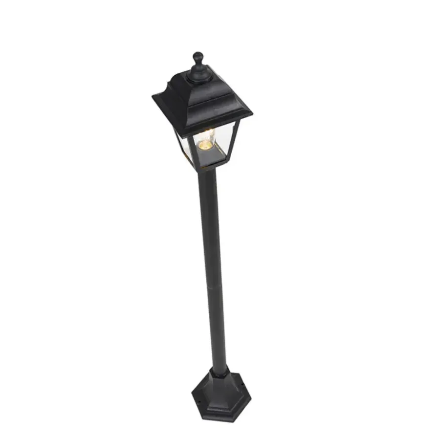 Staande Lampen-QAZQA staande buitenlampen capital zwart e27