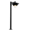 QAZQA staande buitenlampen morty zwart e27
