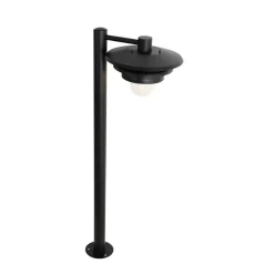 QAZQA staande buitenlampen morty zwart e27