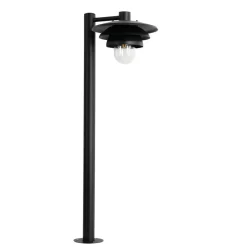 QAZQA staande buitenlampen morty zwart e27