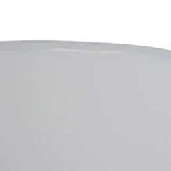Staande Lampen-QAZQA staande buitenlampen flowerpot wit e27