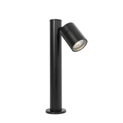 Staande Lampen-QAZQA staande buitenlampen solo zwart gu10