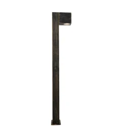 QAZQA staande buitenlampen baleno goudkleurig gu10