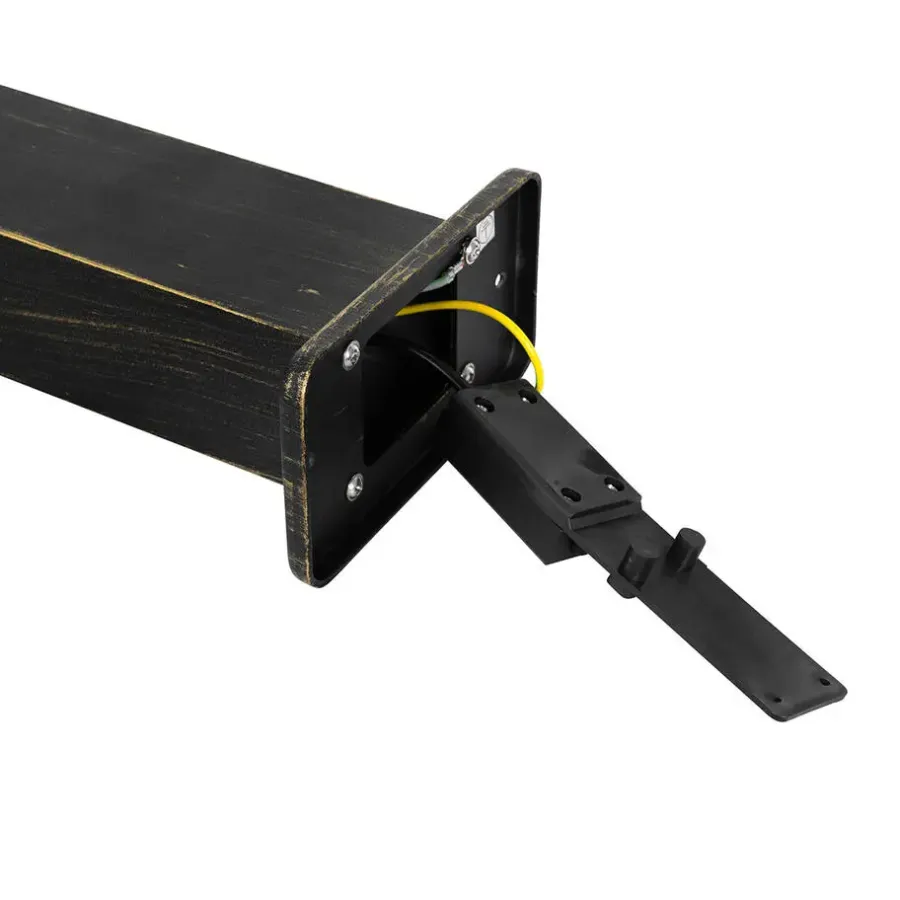 QAZQA staande buitenlampen baleno goudkleurig gu10