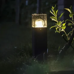 QAZQA staande buitenlampen denmark grijs e27