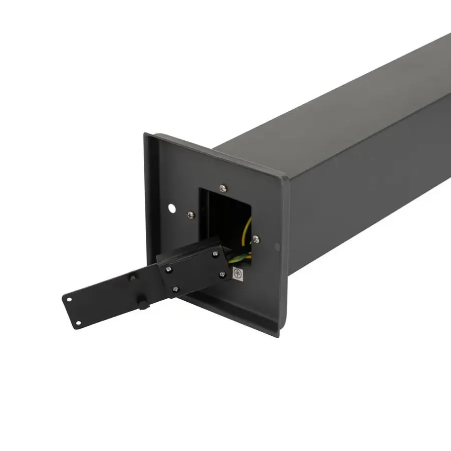 Staande Lampen-QAZQA staande buitenlampen malios bruin e27