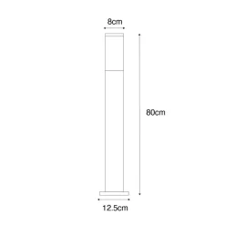Staande Lampen-QAZQA staande buitenlampen malios bruin e27