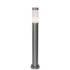 Staande Lampen-QAZQA staande buitenlampen rox zilverkleurig e27