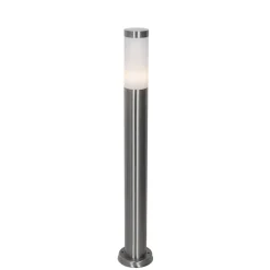 Staande Lampen-QAZQA staande buitenlampen rox zilverkleurig e27