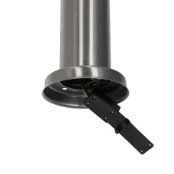 Staande Lampen-QAZQA staande buitenlampen rox zilverkleurig e27